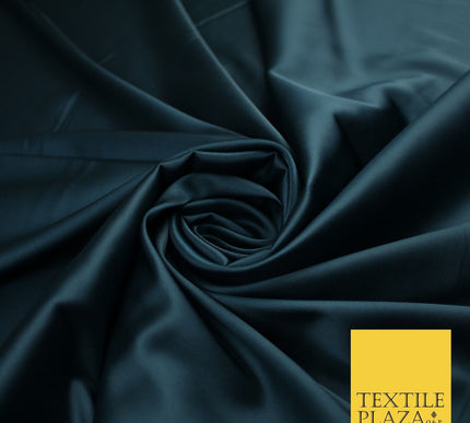 OVER 30 COLOURS Fine Silky Smooth Liquid Sateen Satin Dress Fabric Drape Lining