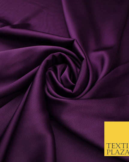 OVER 30 COLOURS Fine Silky Smooth Liquid Sateen Satin Dress Fabric Drape Lining