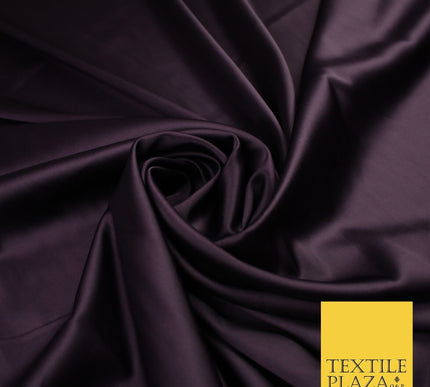 OVER 30 COLOURS Fine Silky Smooth Liquid Sateen Satin Dress Fabric Drape Lining
