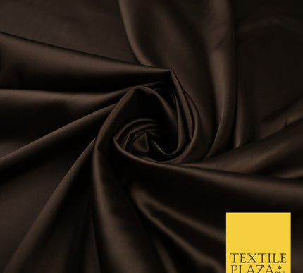 OVER 30 COLOURS Fine Silky Smooth Liquid Sateen Satin Dress Fabric Drape Lining