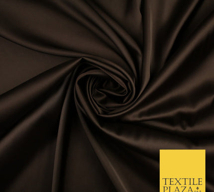 OVER 30 COLOURS Fine Silky Smooth Liquid Sateen Satin Dress Fabric Drape Lining