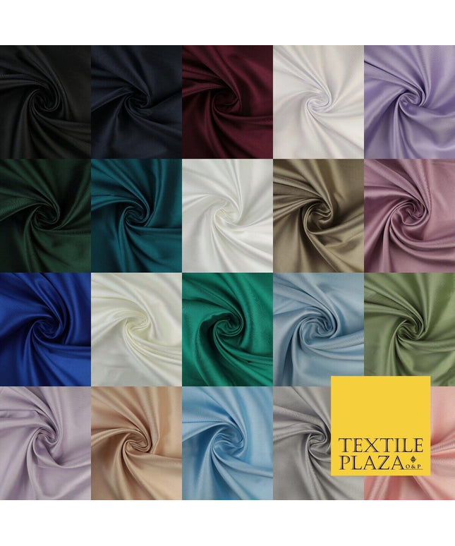 20 COLOURS - Premium Plain MIKADO Matt Bridal Satin Fabric Wedding Dress