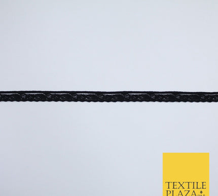 4 COLOURS Vintage Lace Trimming Border Ribbon Gota Lingerie 9mm WIDE