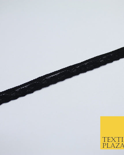 4 COLOURS Vintage Lace Trimming Border Ribbon Gota Lingerie 9mm WIDE