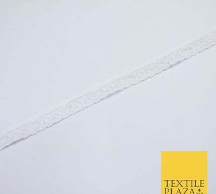 4 COLOURS Vintage Lace Trimming Border Ribbon Gota Lingerie 9mm WIDE