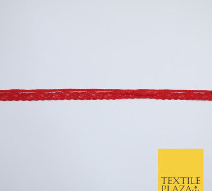 4 COLOURS Vintage Lace Trimming Border Ribbon Gota Lingerie 9mm WIDE