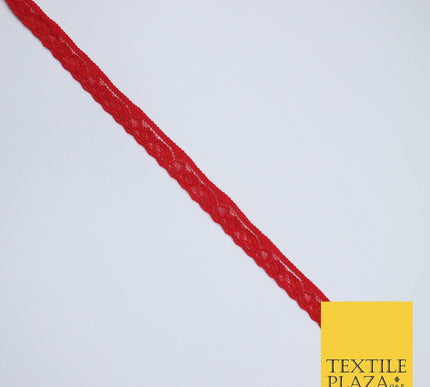 4 COLOURS Vintage Lace Trimming Border Ribbon Gota Lingerie 9mm WIDE