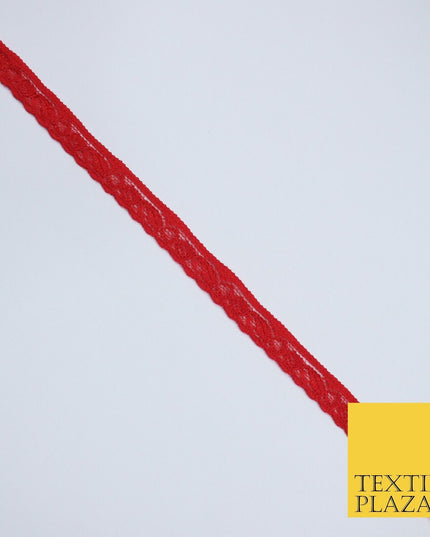 4 COLOURS Vintage Lace Trimming Border Ribbon Gota Lingerie 9mm WIDE