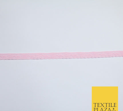 4 COLOURS Vintage Lace Trimming Border Ribbon Gota Lingerie 9mm WIDE