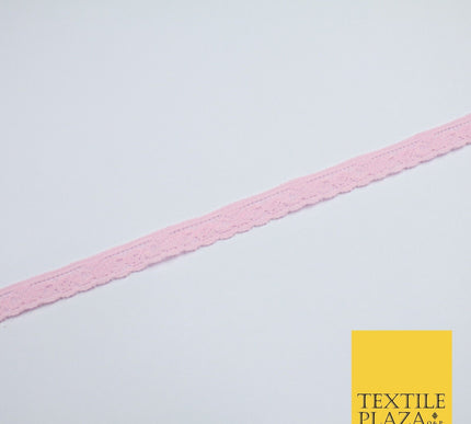 4 COLOURS Vintage Lace Trimming Border Ribbon Gota Lingerie 9mm WIDE