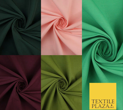 5 Colours - Luxury Plain Stretch Bengaline Dress Suiting Trousers Fabric 59"