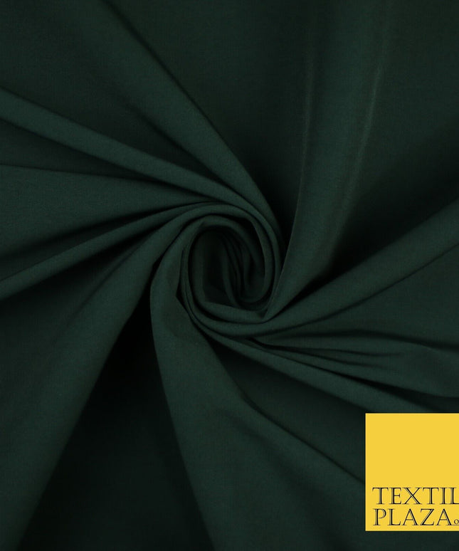 5 Colours - Luxury Plain Stretch Bengaline Dress Suiting Trousers Fabric 59"