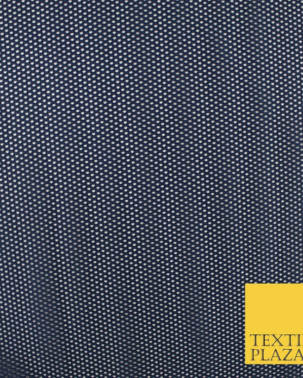 4 COLOURS - Fine Airtex Fish Net Mesh Sports Stretch Polyester Dress Fabric 62"