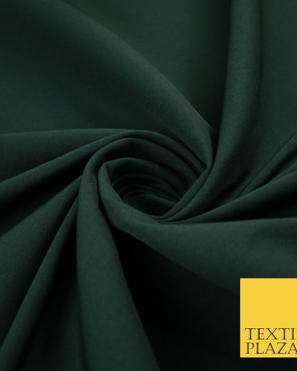 5 Colours - Luxury Plain Stretch Bengaline Dress Suiting Trousers Fabric 59"