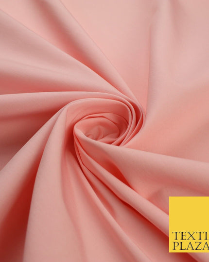 5 Colours - Luxury Plain Stretch Bengaline Dress Suiting Trousers Fabric 59"