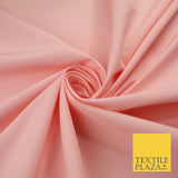 5 Colours - Luxury Plain Stretch Bengaline Dress Suiting Trousers Fabric 59"