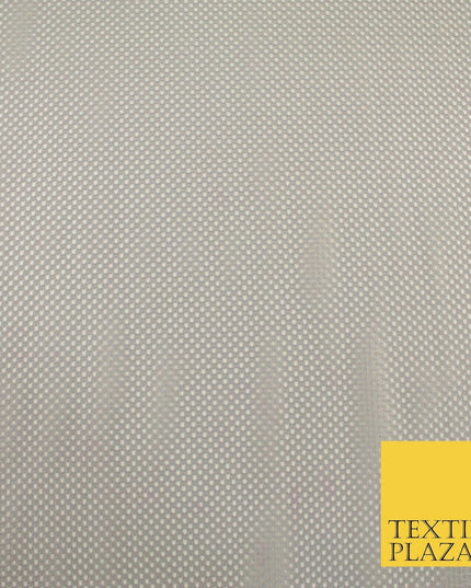 4 COLOURS - Fine Airtex Fish Net Mesh Sports Stretch Polyester Dress Fabric 62"