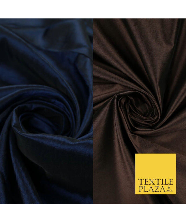Two-Tone Faux Silk Taffeta Dress Fabric Material 58" Wide