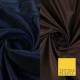 Two-Tone Faux Silk Taffeta Dress Fabric Material 58" Wide