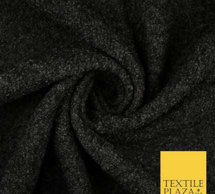 4 COLOURS - Premium Plain Textured Bouclé Sherpa Fur Fabric Material 59" WIDE