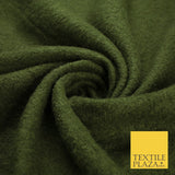 4 COLOURS - Premium Plain Textured Bouclé Sherpa Fur Fabric Material 59" WIDE