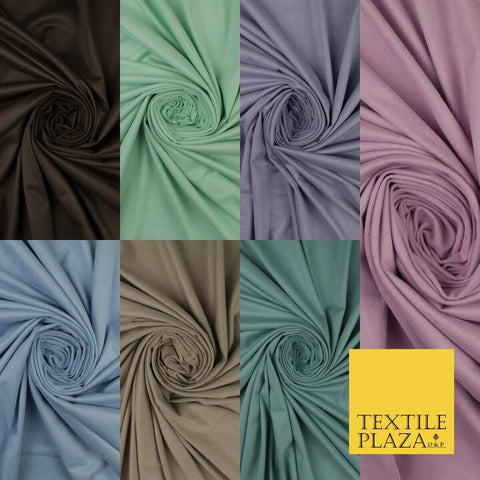 7 COLOURS - Faux Stretch Suede Fabric Dressmaking Craft 66" WIDE