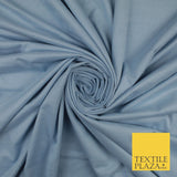 7 COLOURS - Faux Stretch Suede Fabric Dressmaking Craft 66" WIDE