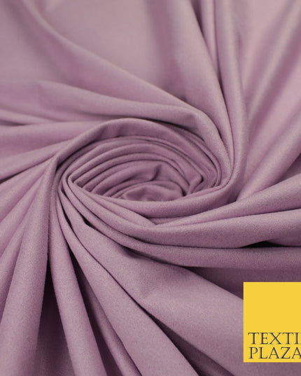 7 COLOURS - Faux Stretch Suede Fabric Dressmaking Craft 66" WIDE