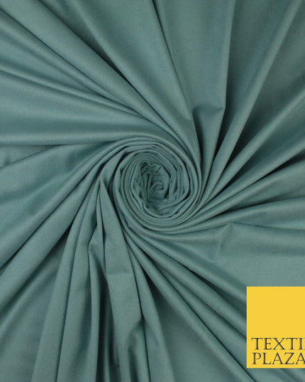 7 COLOURS - Faux Stretch Suede Fabric Dressmaking Craft 66" WIDE