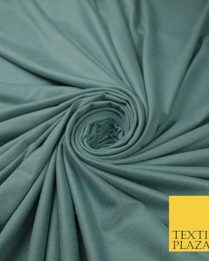 7 COLOURS - Faux Stretch Suede Fabric Dressmaking Craft 66" WIDE