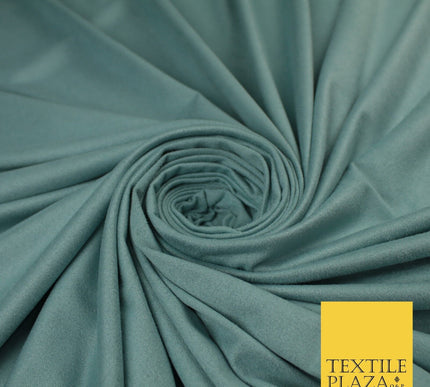 7 COLOURS - Faux Stretch Suede Fabric Dressmaking Craft 66" WIDE