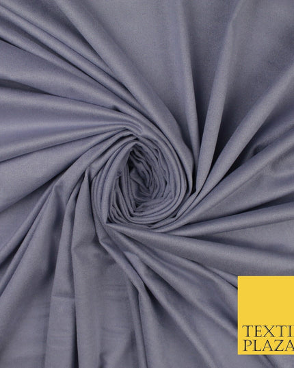 7 COLOURS - Faux Stretch Suede Fabric Dressmaking Craft 66" WIDE