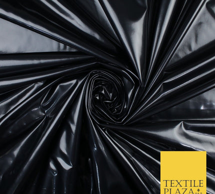 9 Colours - Glossy PVC Fabric Dress Fashion Material Craft Decor 56" Wide