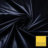 9 Colours - Glossy PVC Fabric Dress Fashion Material Craft Decor 56" Wide
