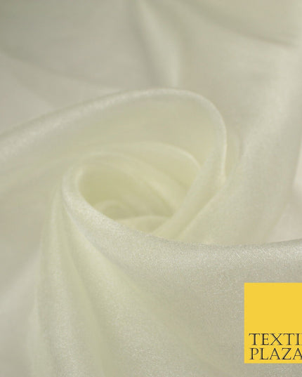 15 COLOURS - Premium Crystal Organza Bridal Wedding Dance Dress Veil Fabric 44"