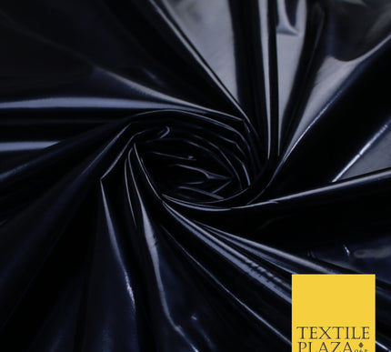 9 Colours - Glossy PVC Fabric Dress Fashion Material Craft Decor 56" Wide