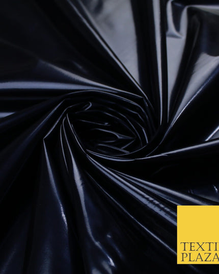 9 Colours - Glossy PVC Fabric Dress Fashion Material Craft Decor 56" Wide