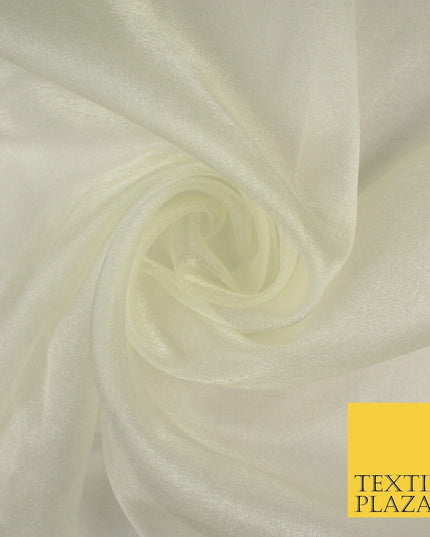 15 COLOURS - Premium Crystal Organza Bridal Wedding Dance Dress Veil Fabric 44"