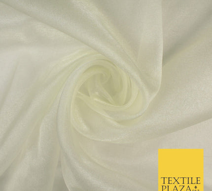 15 COLOURS - Premium Crystal Organza Bridal Wedding Dance Dress Veil Fabric 44"