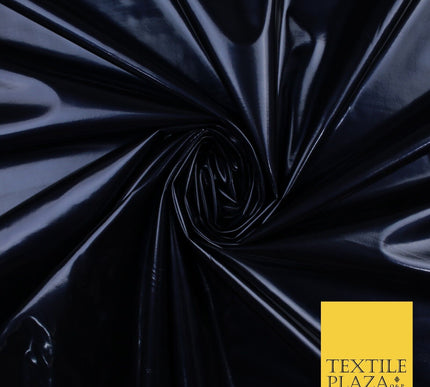 9 Colours - Glossy PVC Fabric Dress Fashion Material Craft Decor 56" Wide