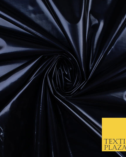 9 Colours - Glossy PVC Fabric Dress Fashion Material Craft Decor 56" Wide