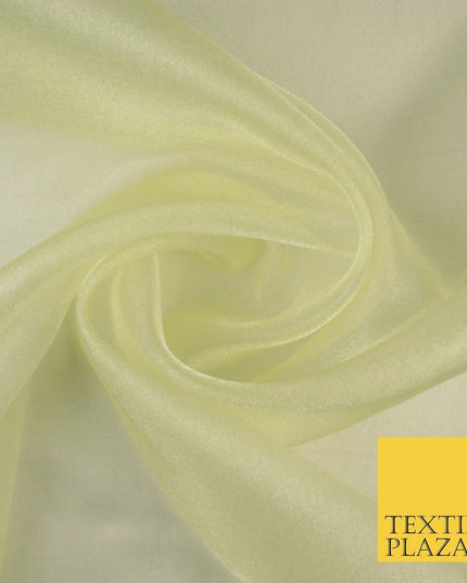 15 COLOURS - Premium Crystal Organza Bridal Wedding Dance Dress Veil Fabric 44"