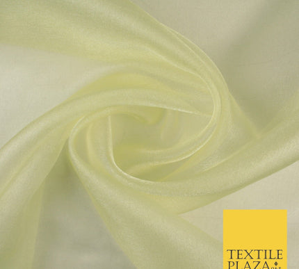 15 COLOURS - Premium Crystal Organza Bridal Wedding Dance Dress Veil Fabric 44"
