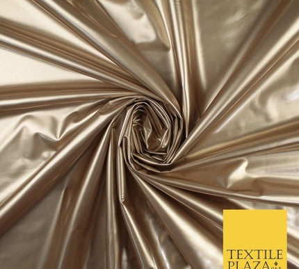 9 Colours - Glossy PVC Fabric Dress Fashion Material Craft Decor 56" Wide
