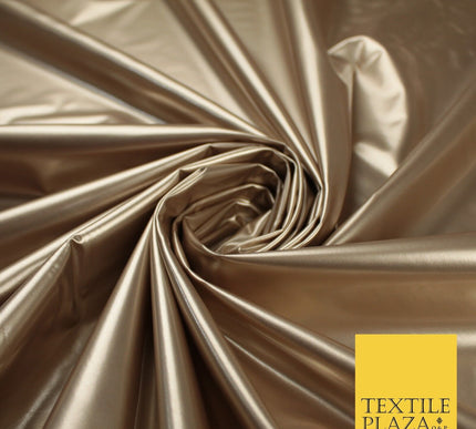 9 Colours - Glossy PVC Fabric Dress Fashion Material Craft Decor 56" Wide