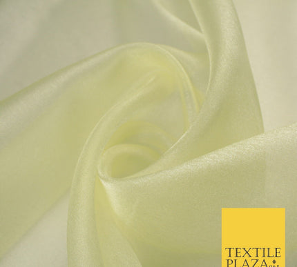 15 COLOURS - Premium Crystal Organza Bridal Wedding Dance Dress Veil Fabric 44"