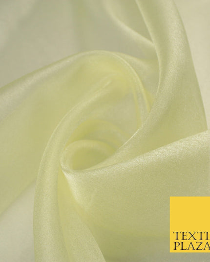 15 COLOURS - Premium Crystal Organza Bridal Wedding Dance Dress Veil Fabric 44"