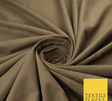 11 Colours Luxury Faux Suede Fabric Med Weight Dressmaking Upholstery Craft 60"