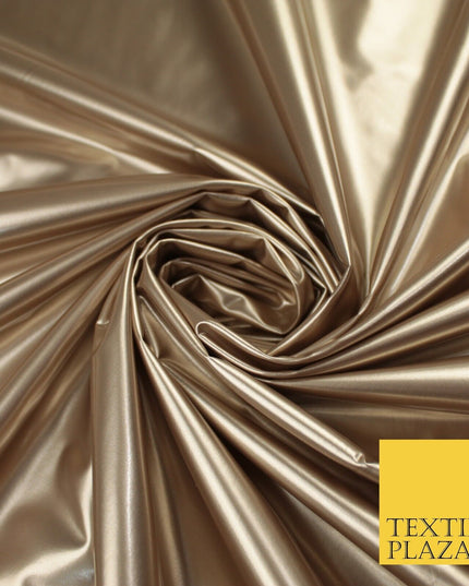 9 Colours - Glossy PVC Fabric Dress Fashion Material Craft Decor 56" Wide