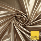 9 Colours - Glossy PVC Fabric Dress Fashion Material Craft Decor 56" Wide